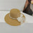 French Style Lace Strap Big Brim Beach Hat Seaside Play Straw Hat Female Sun-proof All-matching