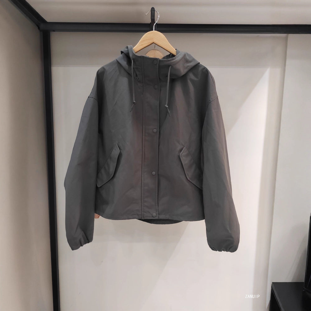 Hooded Fashionable All-Match Womens Jacket