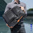 Business Leather Men's Backpack Large Capacity Computer Bag