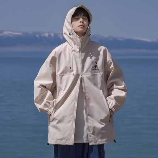 Veste d'extérieur imperméable et tendance pour femme, idéale pour l'alpinisme et l'escalade. Style mécanique et imperméable.