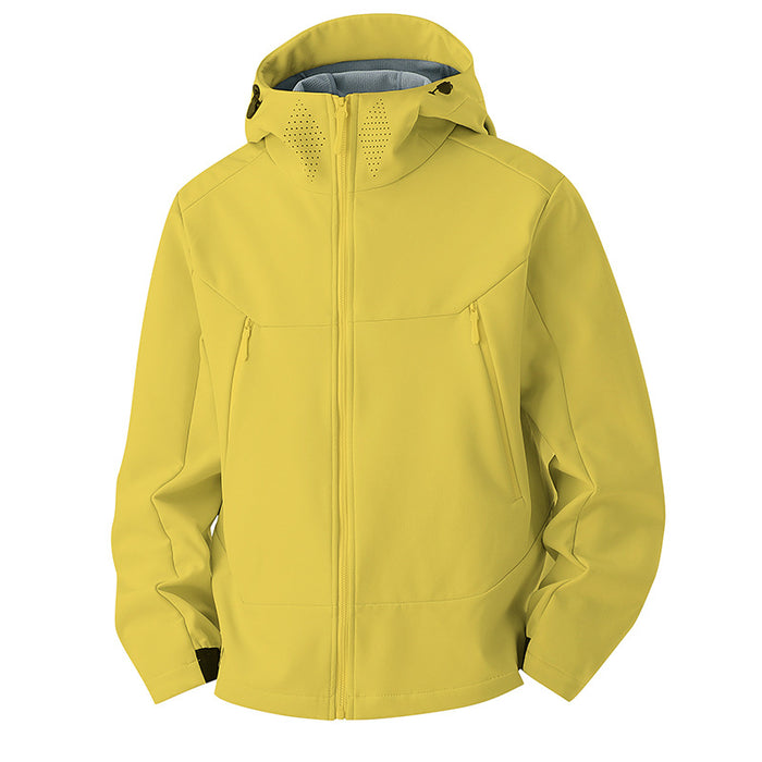 Veste Soft Shell pour homme, coupe-vent et imperméable, idéale pour les activités de plein air.