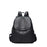Women's Simple Travel Soft Leather Outdoor Backpack