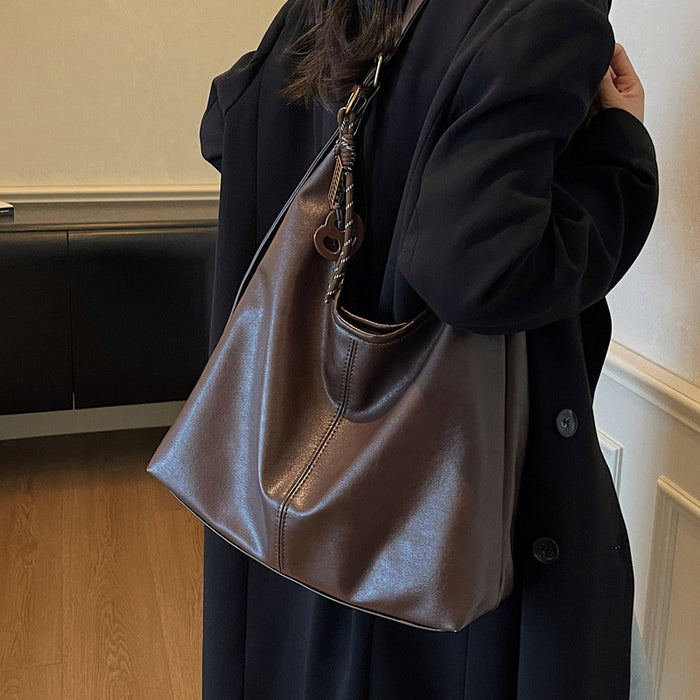 Grand sac à bandoulière/épaule vintage de grande capacité