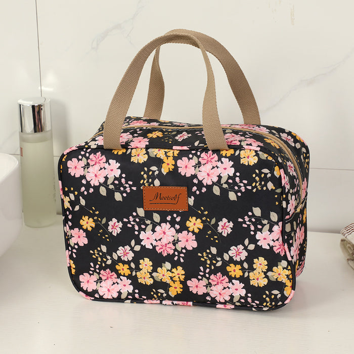 Trousse de Toilette de Voyage et d'Extérieur Portable et Grande Capacité