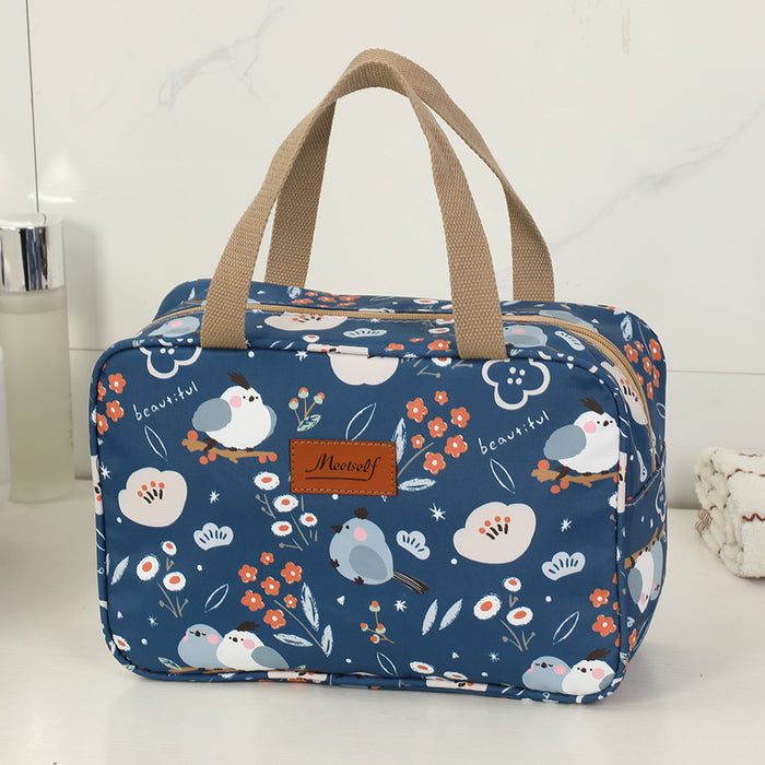 Trousse de Toilette de Voyage et d'Extérieur Portable et Grande Capacité