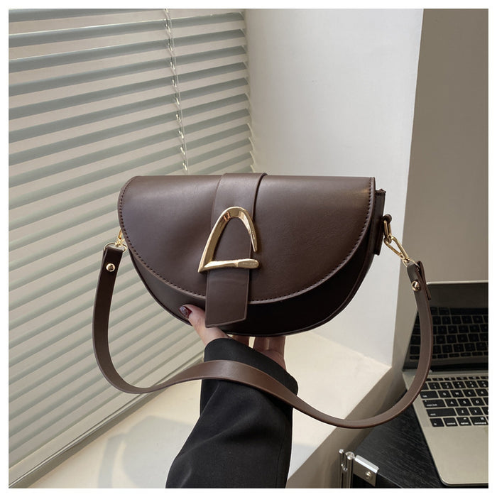 Sac à bandoulière de luxe, élégant, de niche, en forme de selle