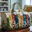 Bookwind Series Short-Distance Handheld Quilted Embroidery Travel Bag Multi-Functional