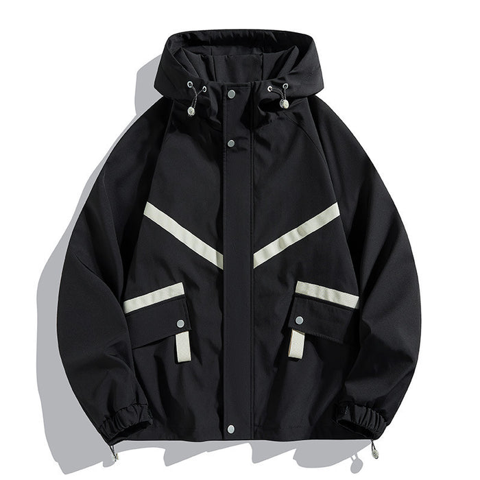 Hooded Jacket Waterproof Fashionable Jacket Outdoor Leisure Couple's Tops