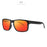 Lunettes de soleil carrées de sport multicolores pour hommes et femmes