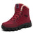910 Lace-up Anti-slip Couple Snow Boots Winter