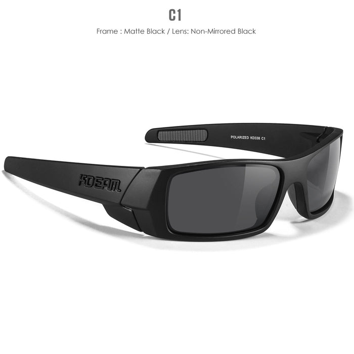 Nouvelles lunettes de soleil polarisées carrées pour sports de plein air, protection oculaire polyvalente, lunettes de soleil colorées