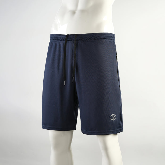 Short homme tendance et décontracté, séchage rapide, idéal pour l'entraînement en extérieur, fermeture éclair à cinq points, poches.