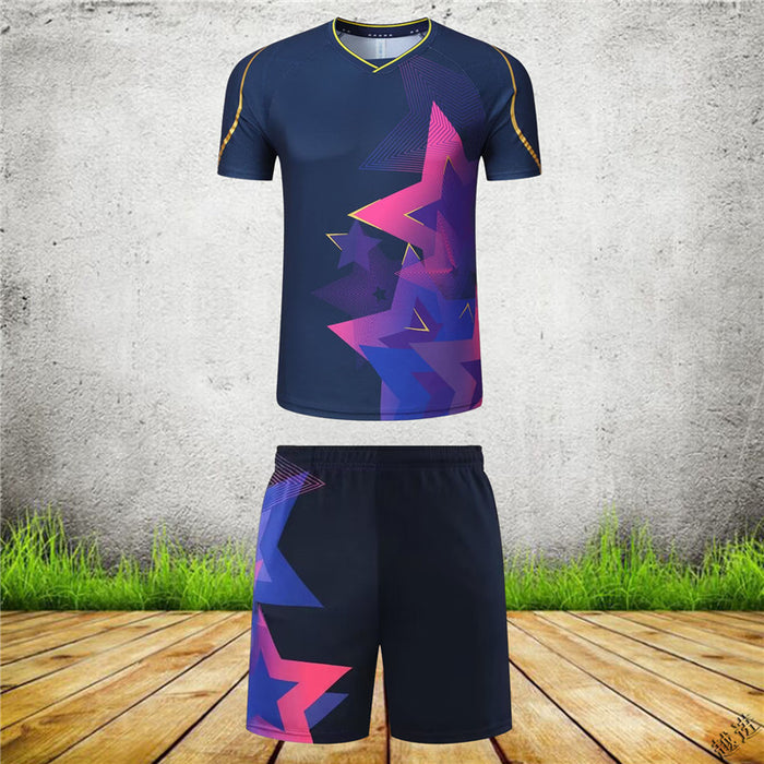 Badminton Clothes Outfit Volleyball Jacket Table Tennis Competition Short-sleeved Sportswear