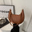 Niche Crescent New Simple All-Match Textured Shoulder Bag For Women