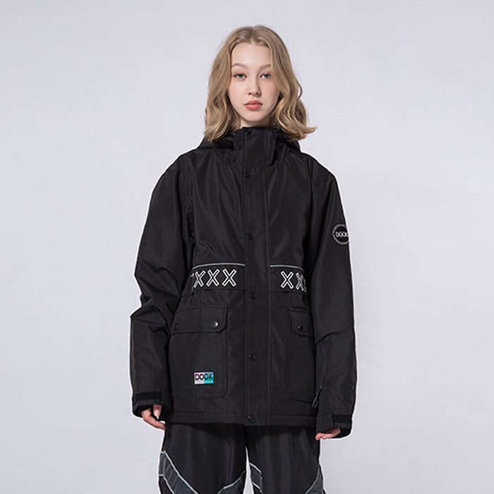 Waterproof And Warm Veneer Double-board Niche Professional Ski Jacket