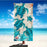 Serviette de plage en microfibre à séchage rapide et à imprimé simple
