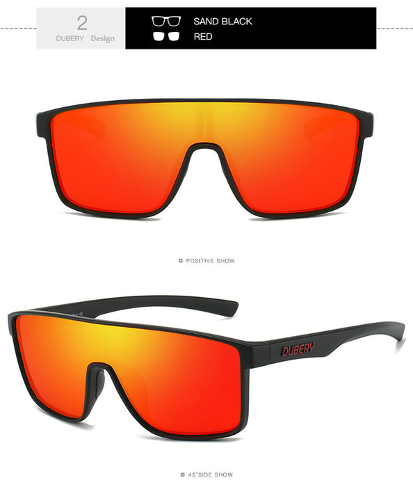 Men's And Women's Real Film One-piece Polarized Outdoor Cycling Fishing Sunglasses Sun Glasses