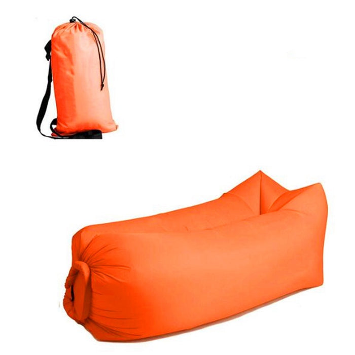 Inflatable Lazy Sofa Outdoor Beach Camping Sleeping Bag Airbed Portable Air Sofa