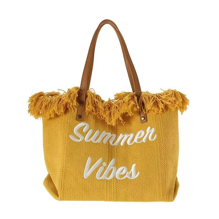 Gradient Color Women's Tote Beach Bag