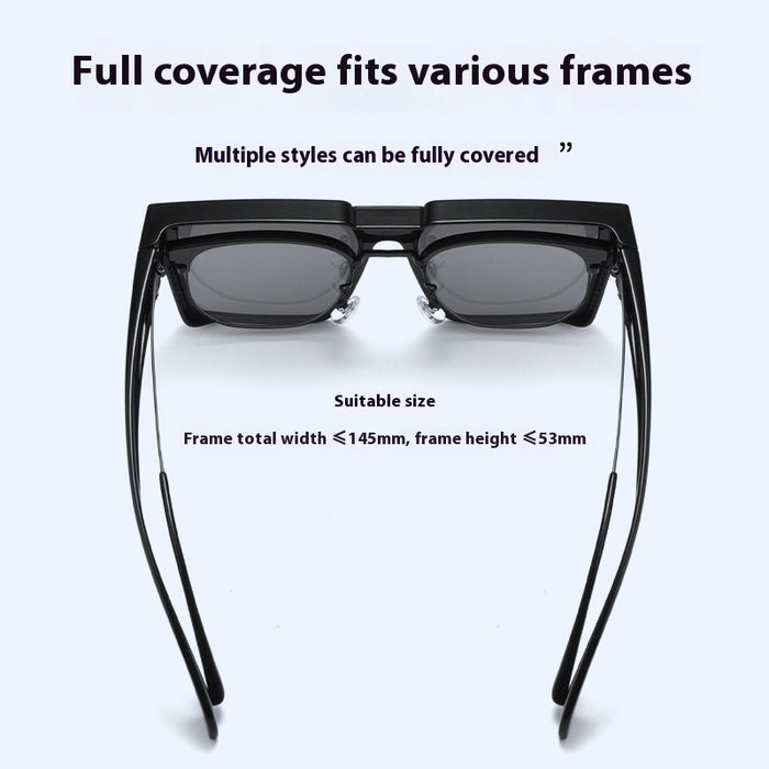 Lunettes de soleil polarisées pour homme, protection solaire pour la conduite