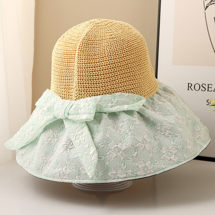 Chapeau de plage en vinyle pour l'été, avec protection solaire et masque facial.