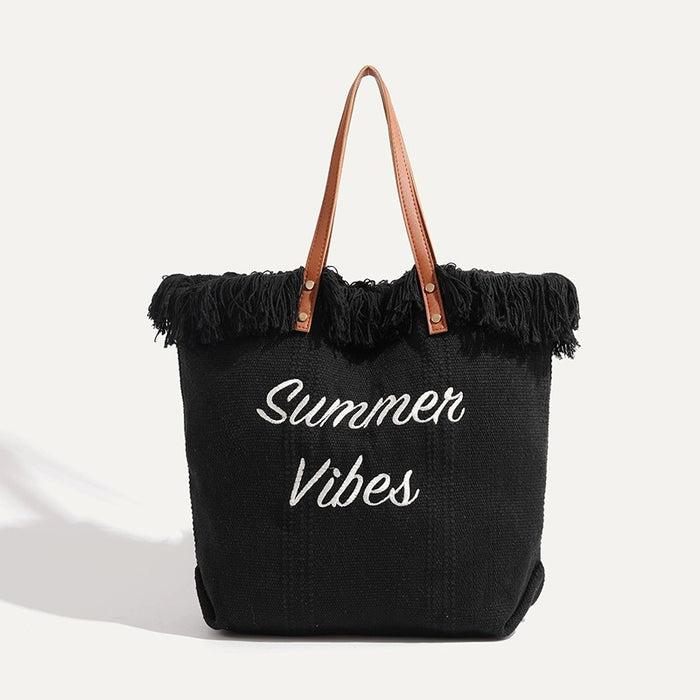 Gradient Color Women's Tote Beach Bag