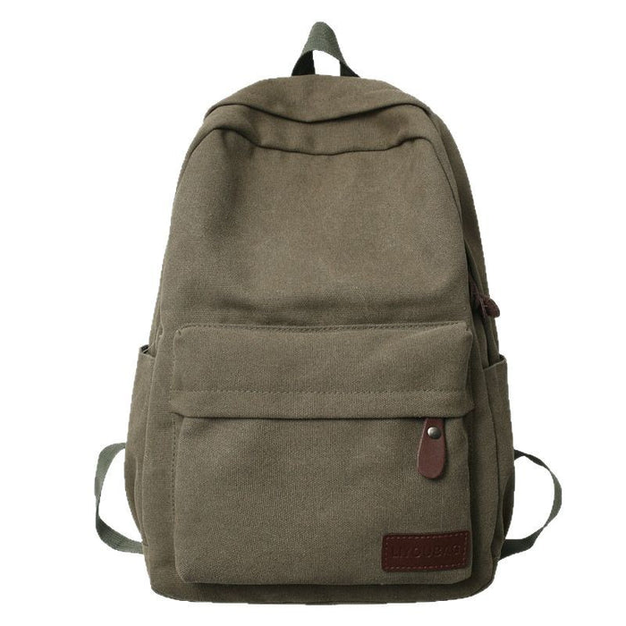 Canvas Backpack Large Capacity Outdoor Travel Oxford Cloth