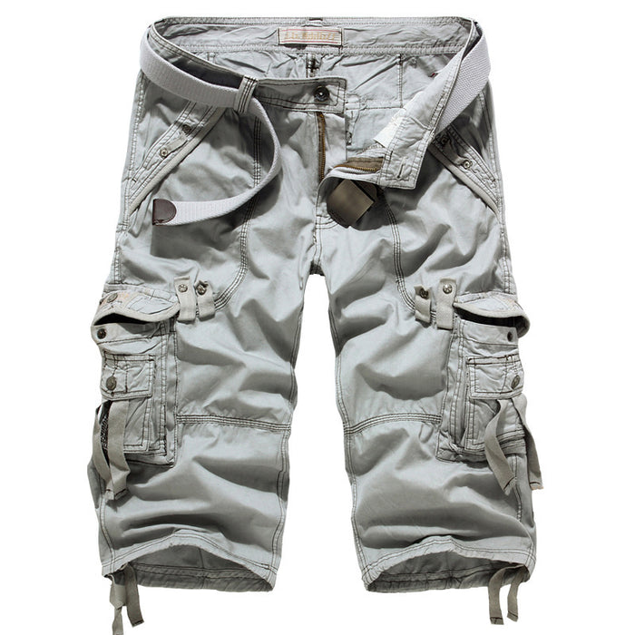 Cargo Shorts Loose Multi-pocket Pants Beach Pants