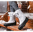 Botas de nieve altas para exteriores, zapatos cálidos de algodón