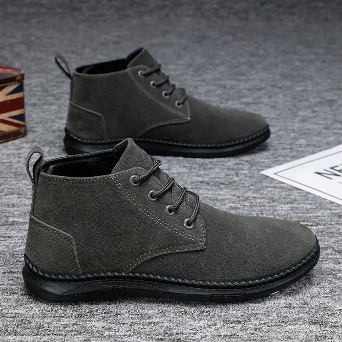 British Style Outdoor Student Casual High-top All-matching Trendy Men's Martin Boots