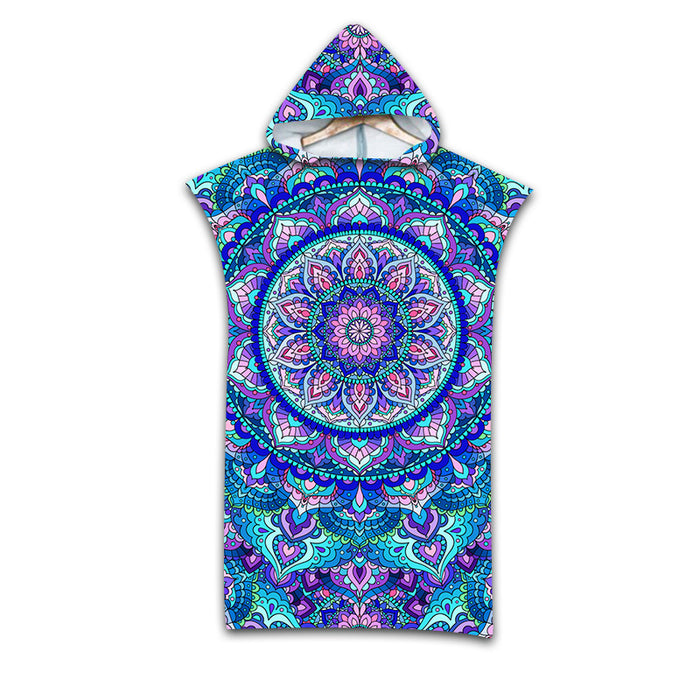 Beach Swimming Printing Wearable Pattern Bath Towel