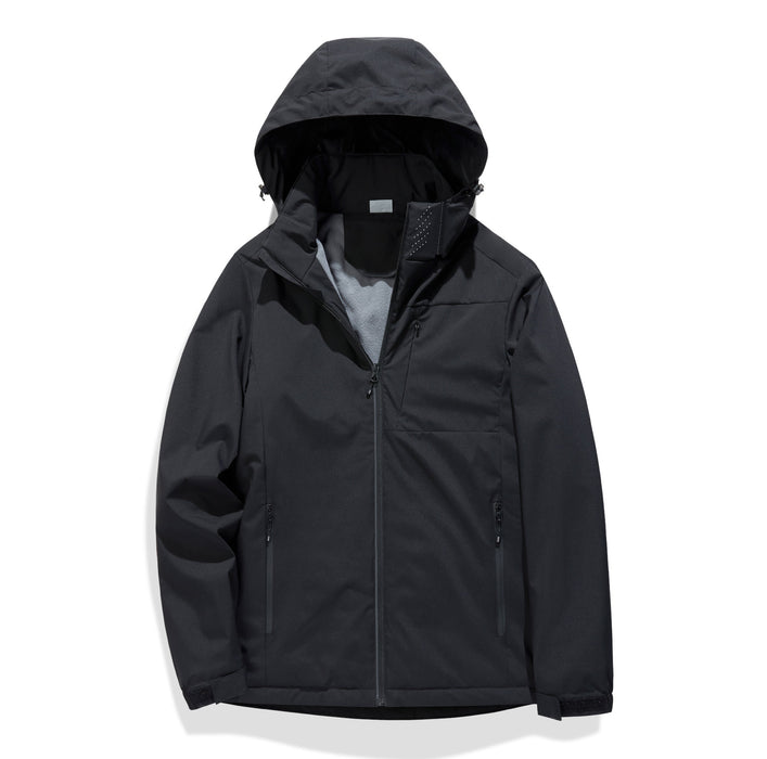 Veste extérieure monocouche doublée polaire, coupe-vent, imperméable et anti-salissures
