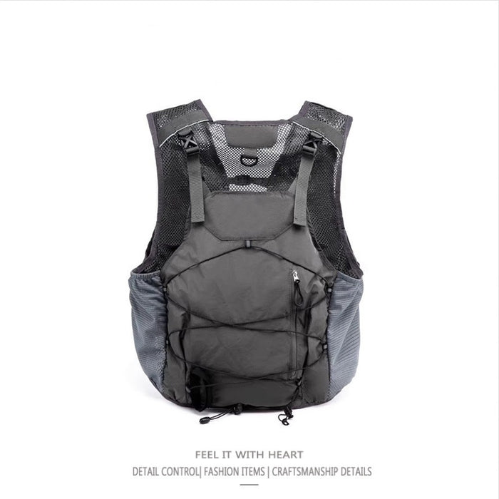 Chaleco de pesca para deportes al aire libre, chaleco para hombre, mochila