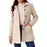 Double-breasted Long-sleeve Lapel Wool-lined Casual Coat