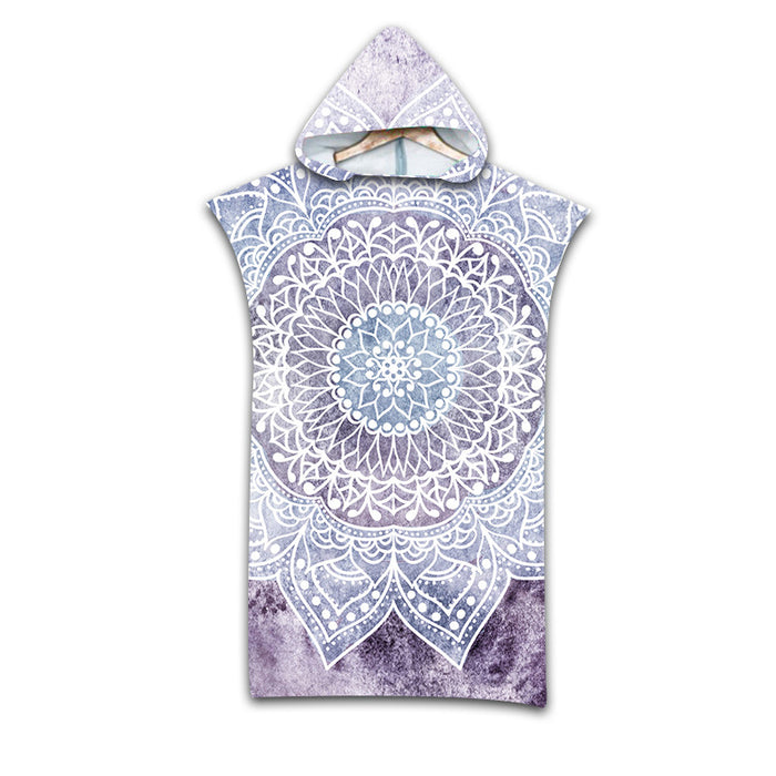 Beach Swimming Printing Wearable Pattern Bath Towel