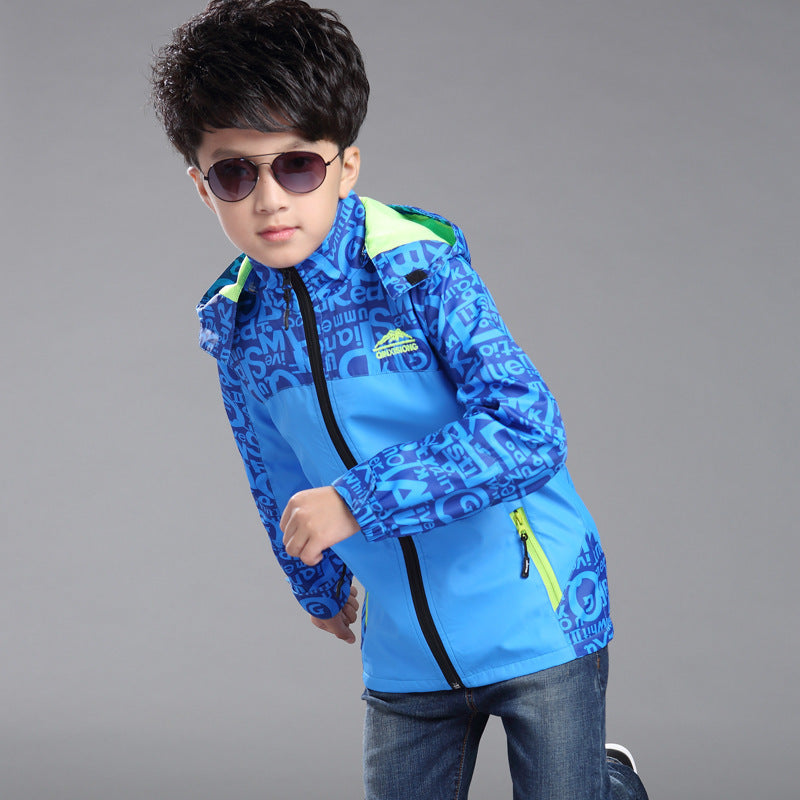 Boys' New Outdoor Jacket Coat