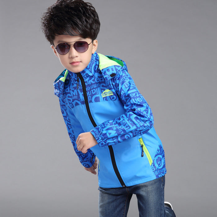 Boys' New Outdoor Jacket Coat