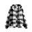 Fashionable Casual Zip-up Plush Hoodie With Long Sleeves