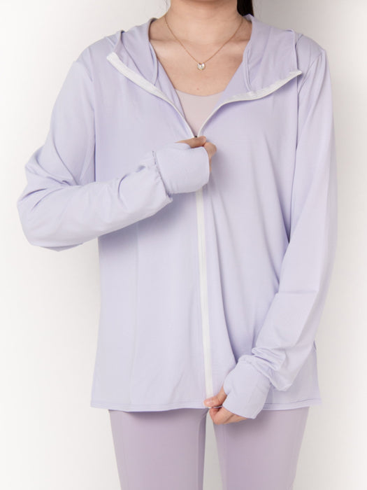 UV-protective Knitted Hooded Cardigan Sun Protection Garment