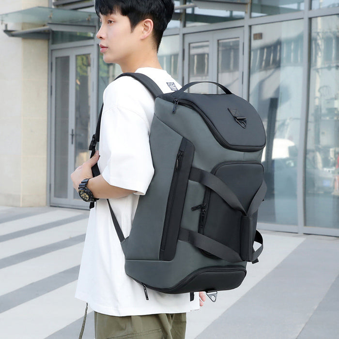 Travel For Outdoor Activities Large-capacity Leather-coated Luggage Bag