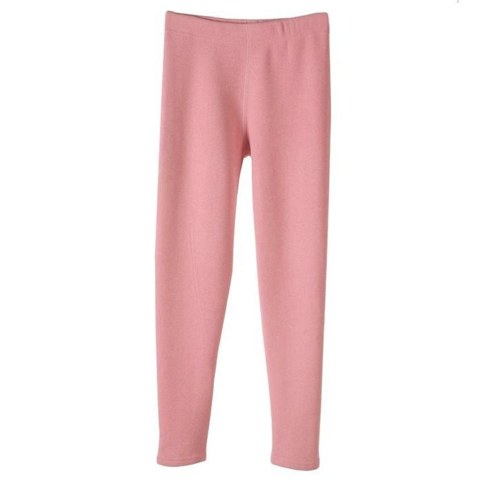 Leggings de cachemira cálidos, pantalones ajustados de invierno, pantalones de moda para mujer, ropa