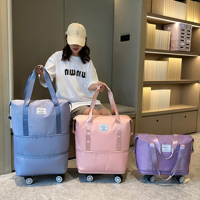 Sac de voyage grande capacité avec roues multidirectionnelles