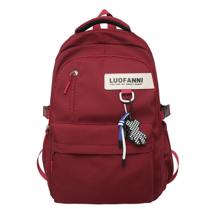 Sac à dos étudiant grande capacité, sac à dos de voyage simple