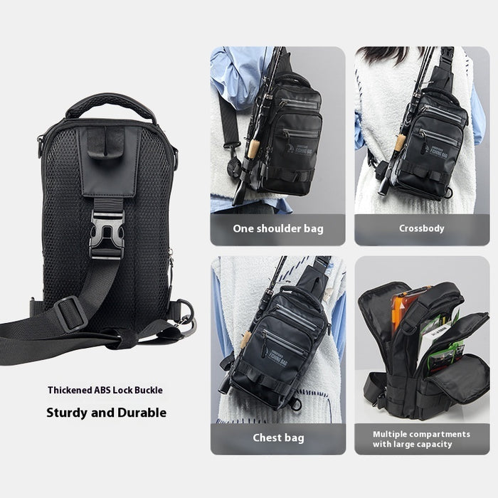 Men's Outdoor Sports Fishing Convenient Backpack