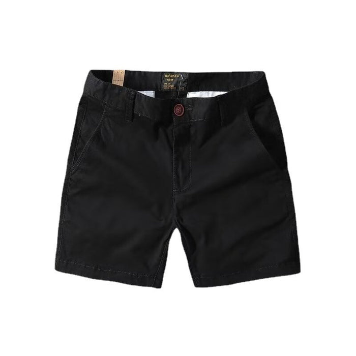 Pantalones casuales de color liso para hombre