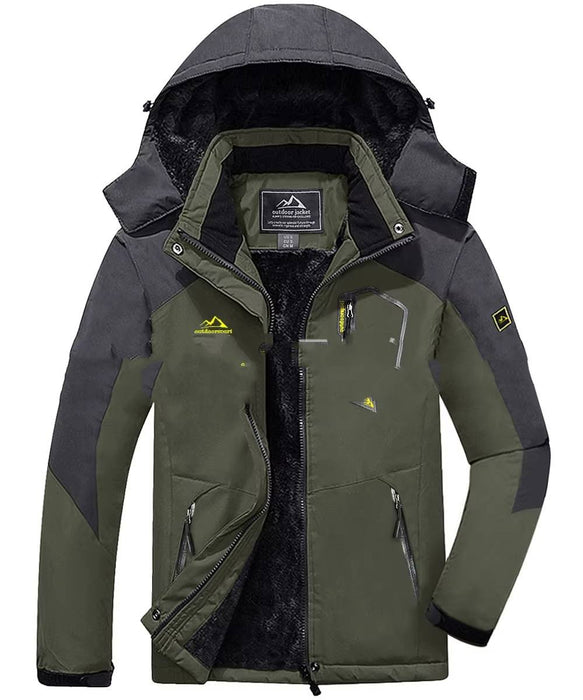 Veste de sport imperméable à capuche pour homme