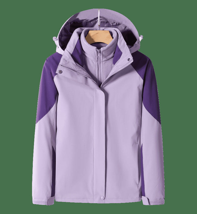 Veste trois-en-un imperméable et thermique amovible pour le travail