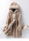 Women's Hooded Lambswool Warm Coat