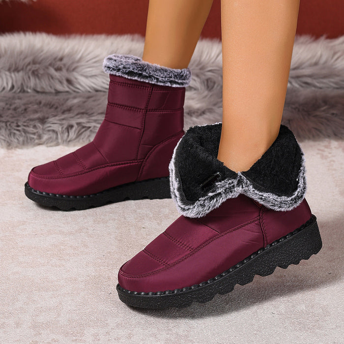 Women's Snow Boots Plus Size Wear-resistant Comfortable Warm Boots