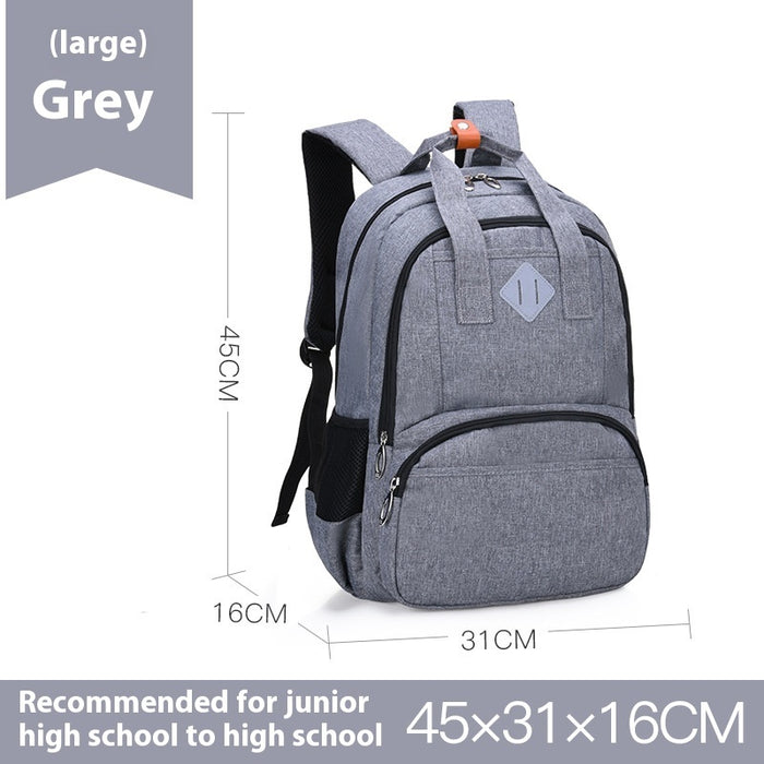 Primary School Student Schoolbag Male Grade 3-6 Junior's Schoolbag Female Double Backpack